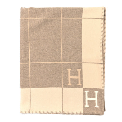 Hermes Wool Cashmere Avalon III Blanket Coco Camomille 1 of 4
