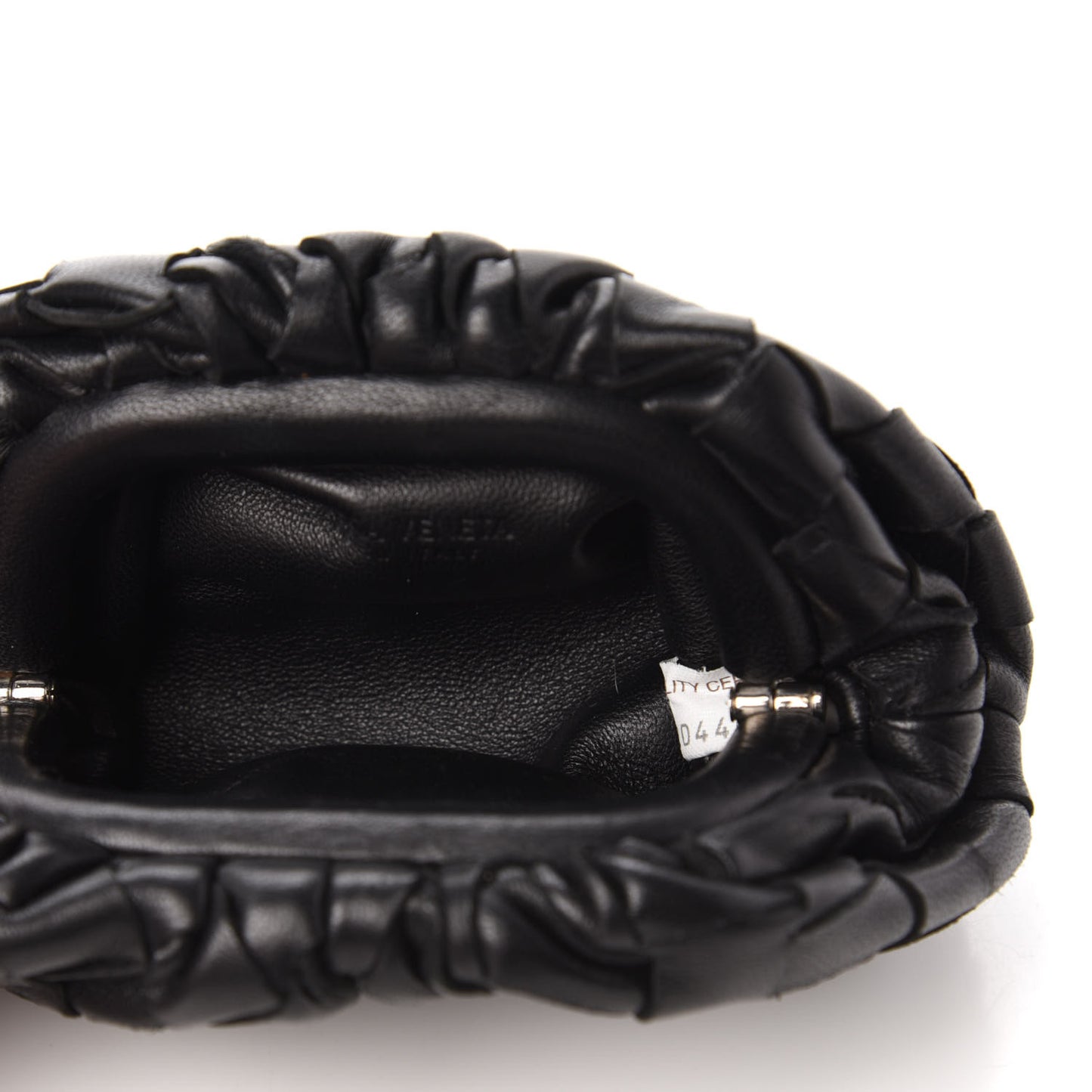 Nappa Intrecciato Coin Purse Black
