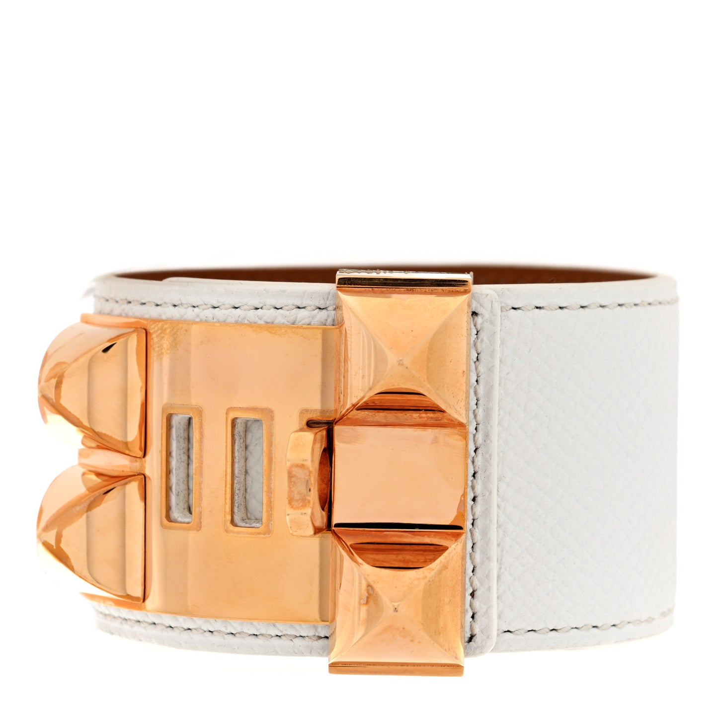 Epsom Collier De Chien CDC Bracelet T3 White