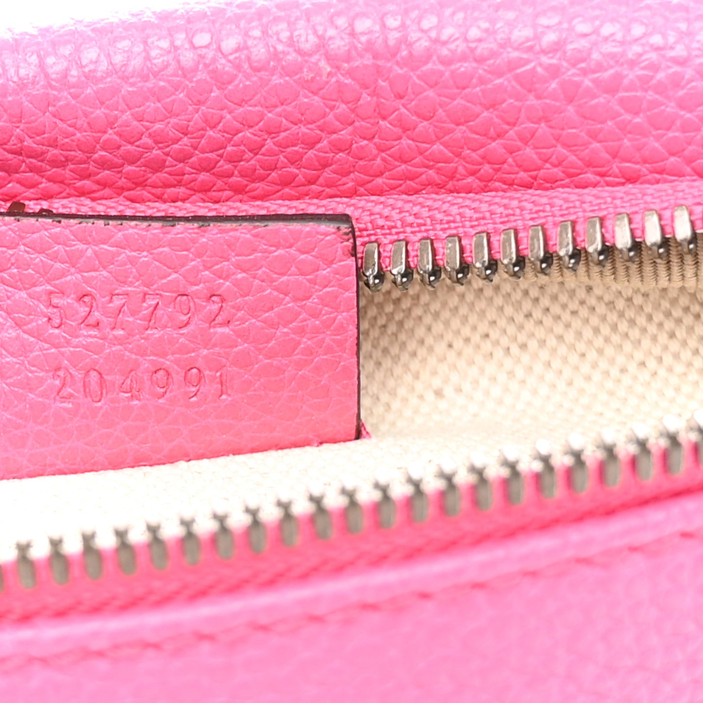 Grained Calfskin Small Logo Belt Bag Box Pink Green