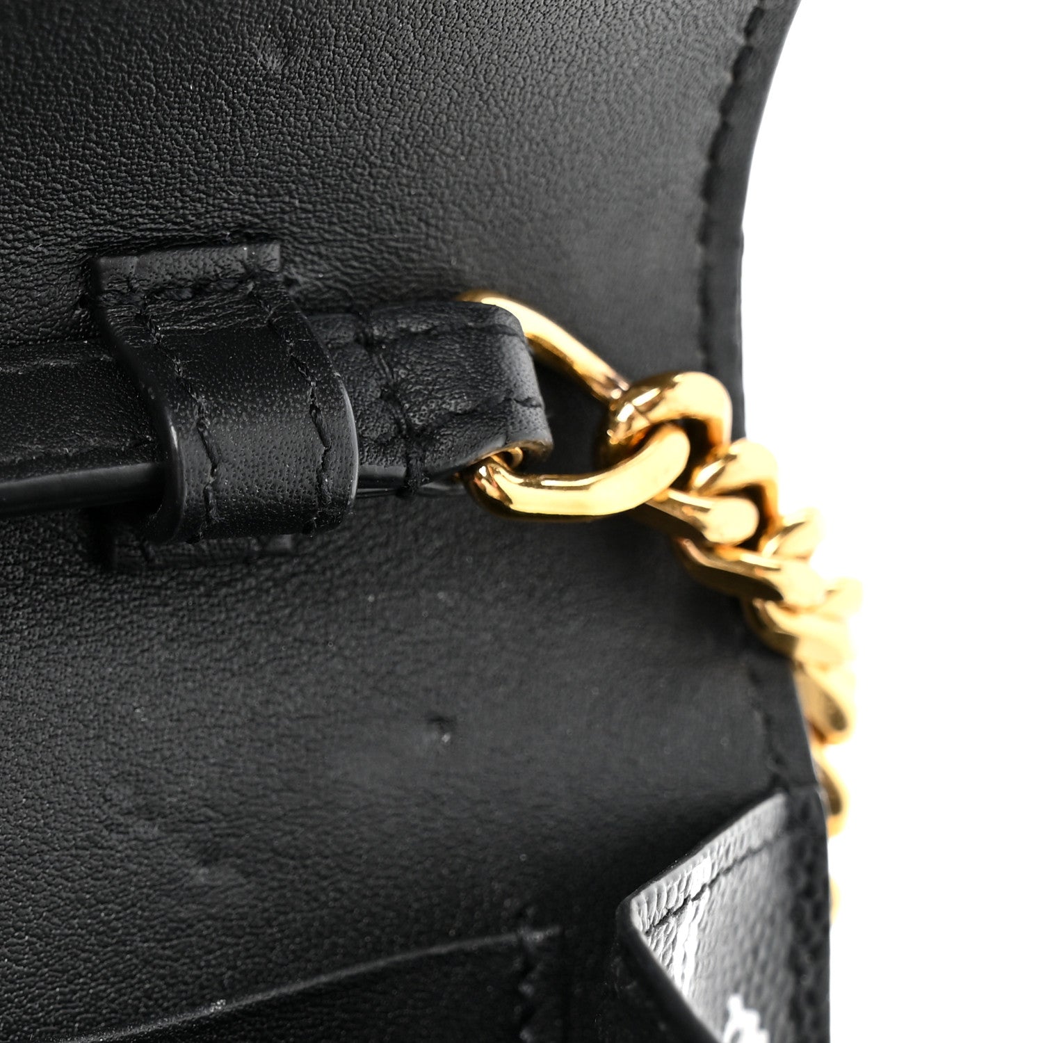 Saint Laurent Grain De Poudre Zodiac Print Small Monogram Kate Satchel Black Black 12 of 15