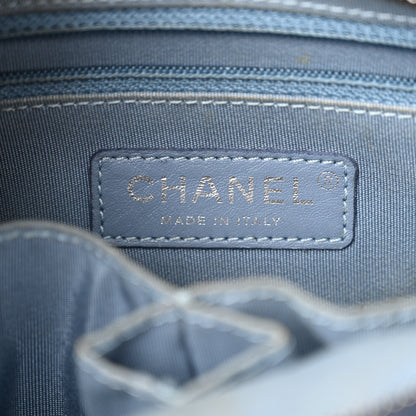 Chanel Tweed Calfskin Quilted Medium Gabrielle Hobo Navy 6 of 13