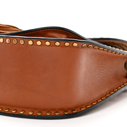 Chloe Calfskin Braided Small Hudson Shoulder Bag Caramel 10 of 10