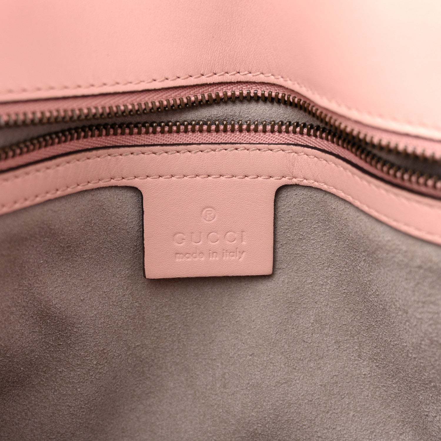 Gucci Calfskin Matelasse Small GG Marmont Shoulder Bag Perfect Pink 6 of 10