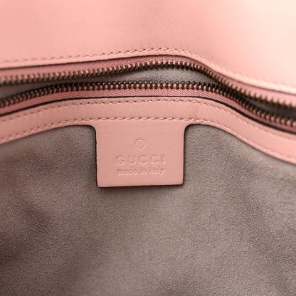 Gucci Calfskin Matelasse Small GG Marmont Shoulder Bag Perfect Pink 6 of 10