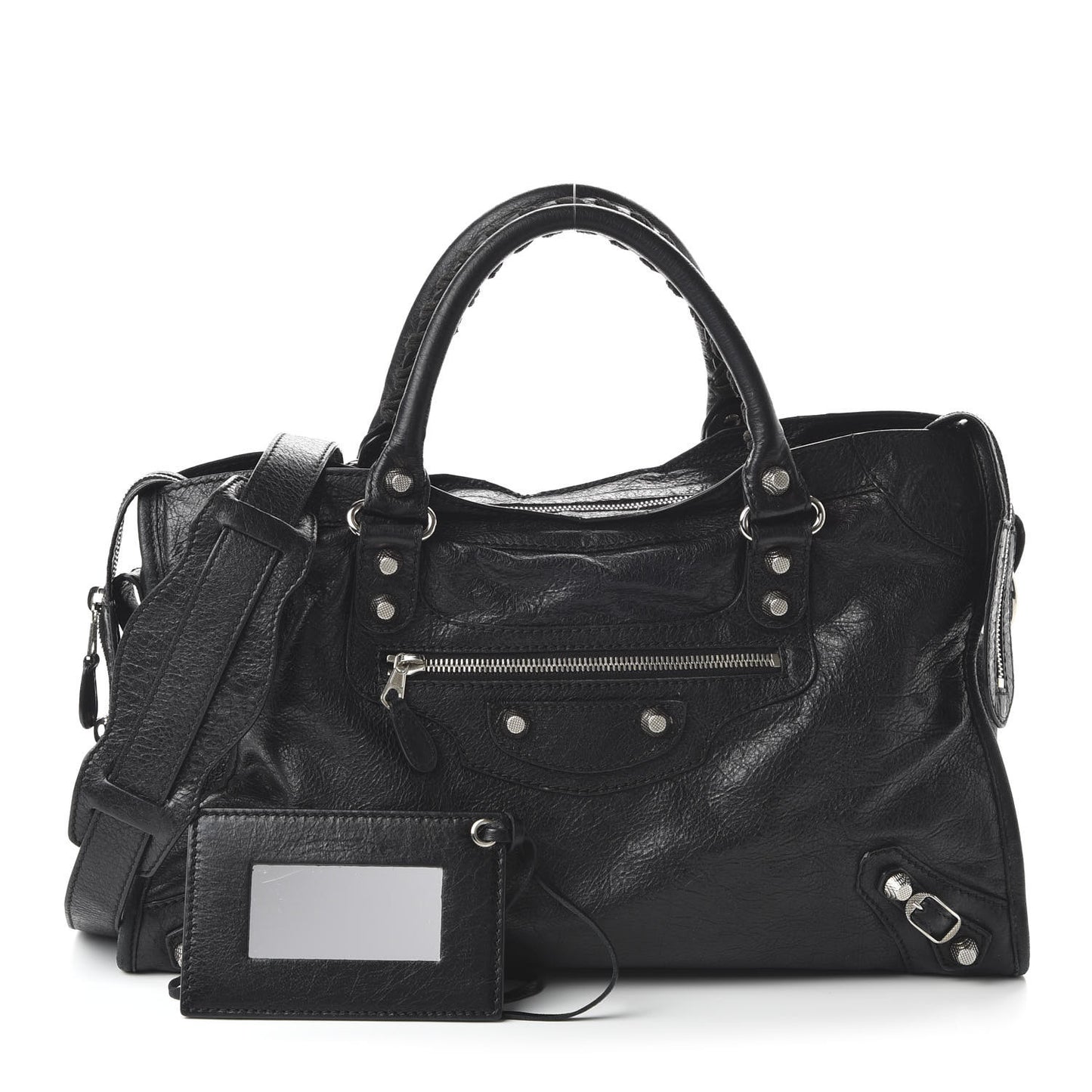 Agneau Giant 12 Silver Hardware City Black