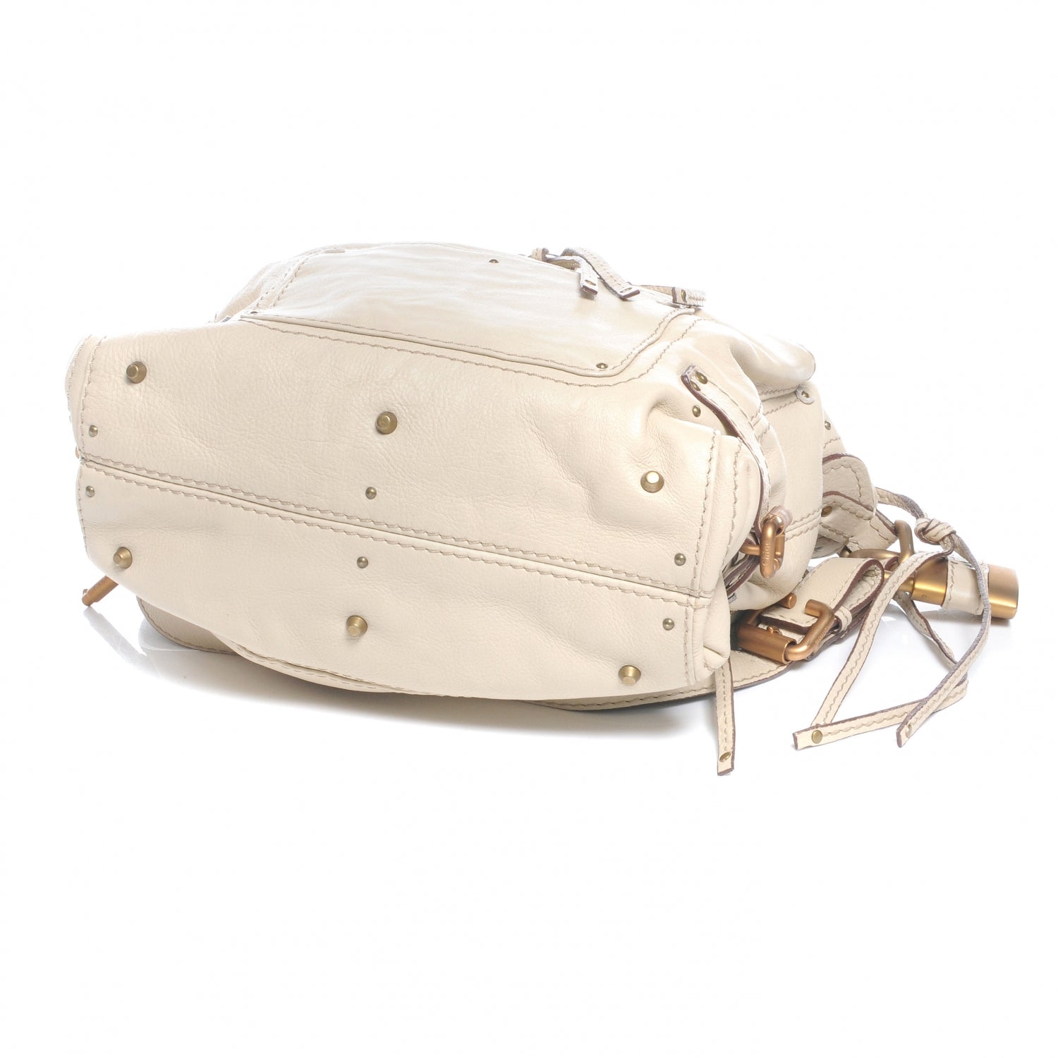 Chloe Leather Paddington Hobo Beige 4 of 7