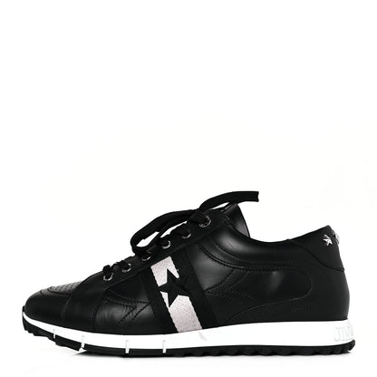 Jimmy Choo Calfskin Mens Star Stud Sneaker 44 Black 1 of 9
