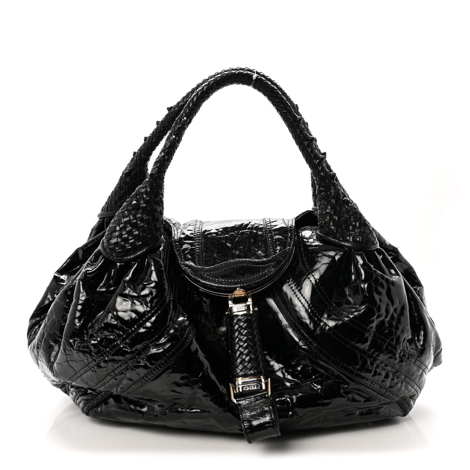 Fendi Crispe Vernice Spy Black 1 of 9