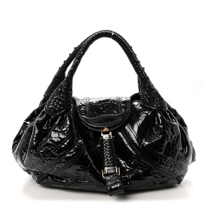 Fendi Crispe Vernice Spy Black 1 of 9