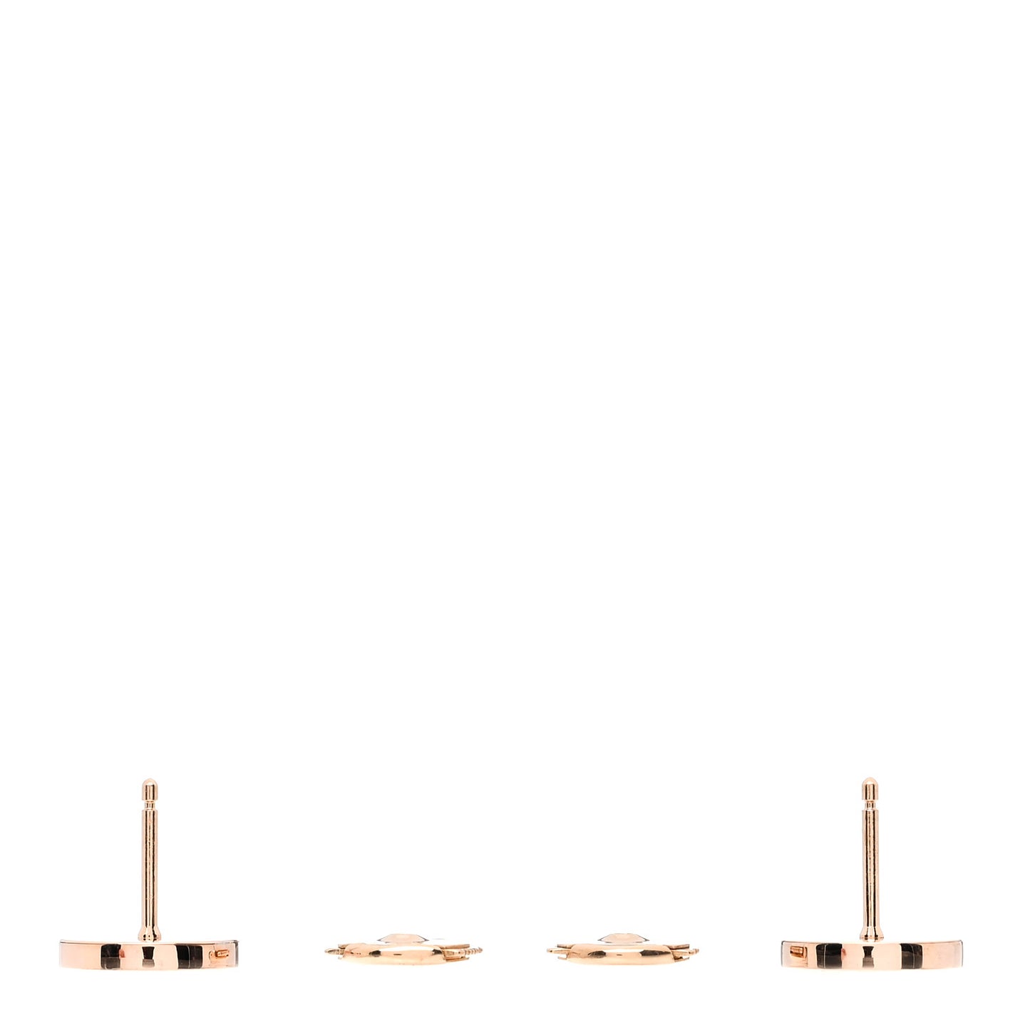 18K Yellow Gold Black Onyx BVLGARI BVLGARI Stud Earrings