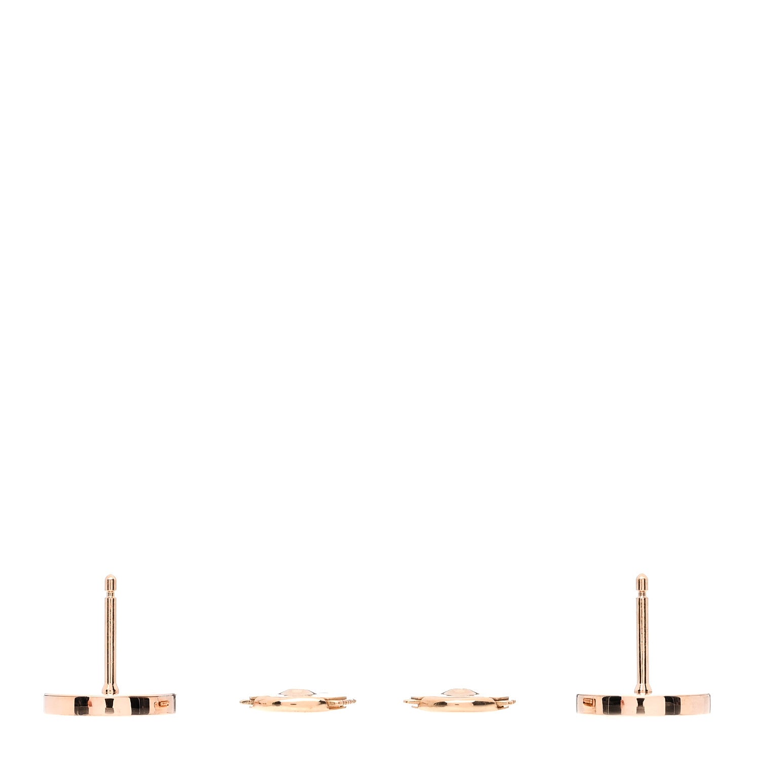 Bulgari 18K Yellow Gold Black Onyx BVLGARI BVLGARI Stud Earrings 3 of 4