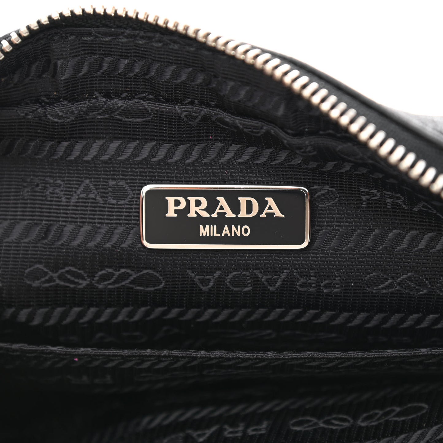 Vitello Daino Grommet Chain Satchel Bag Black