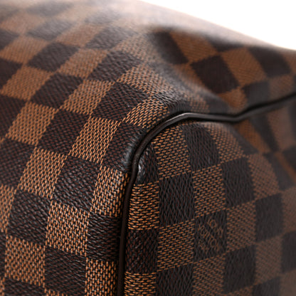 Louis Vuitton Damier Ebene Keepall Bandouliere 55 13 of 19