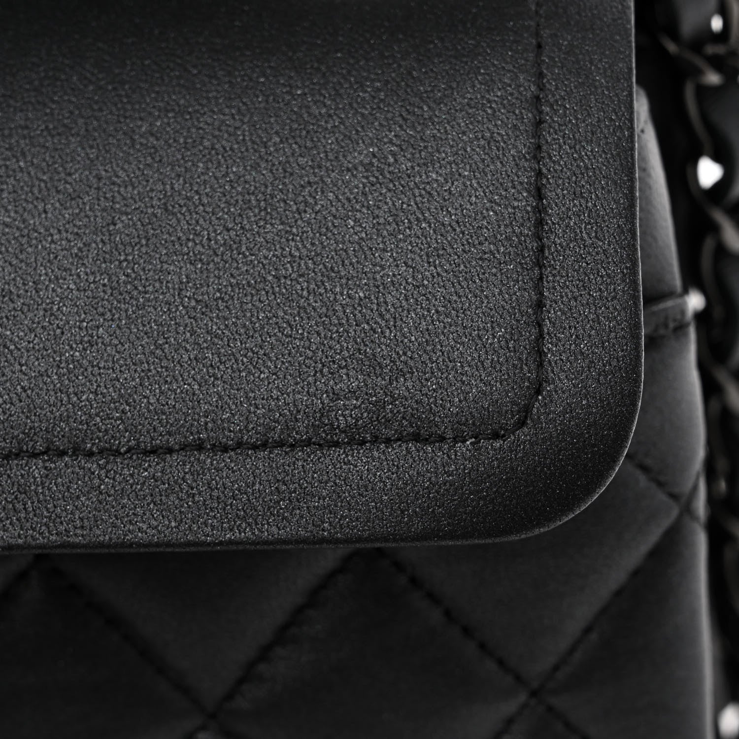 Chanel Lambskin Quilted Small Double Flap So Black 12 of 13