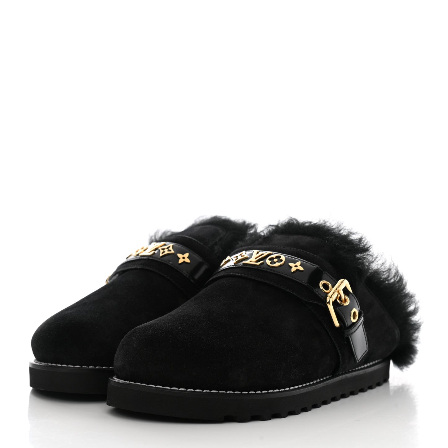 Suede Winterbreak Clogs 37 Black