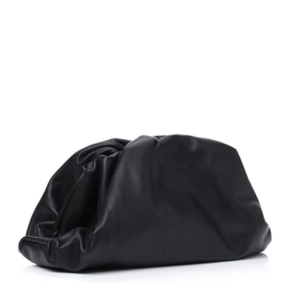 Bottega Veneta Smooth Butter Calf The Pouch Oversized Clutch Black 2 of 4