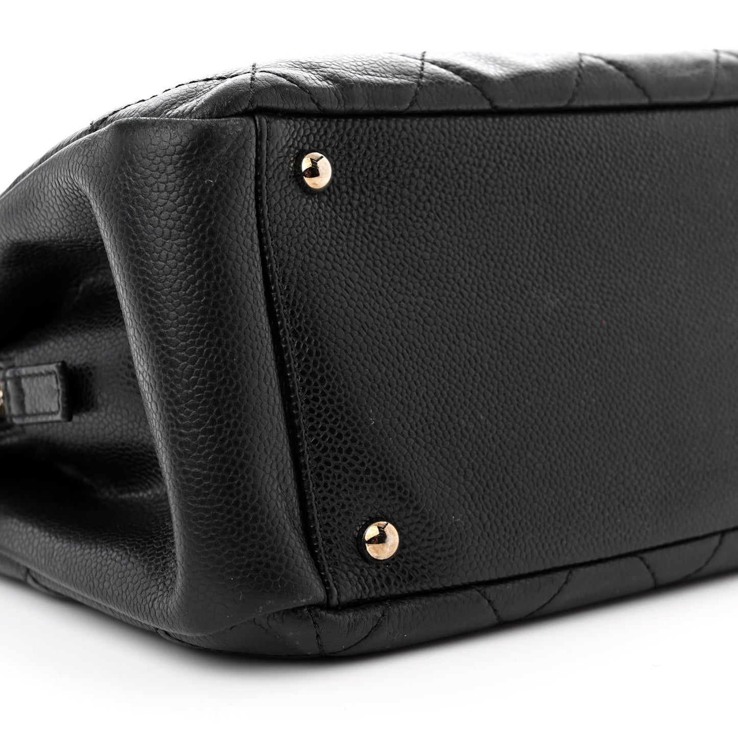 Caviar Quilted Timeless CC Soft Tote Black