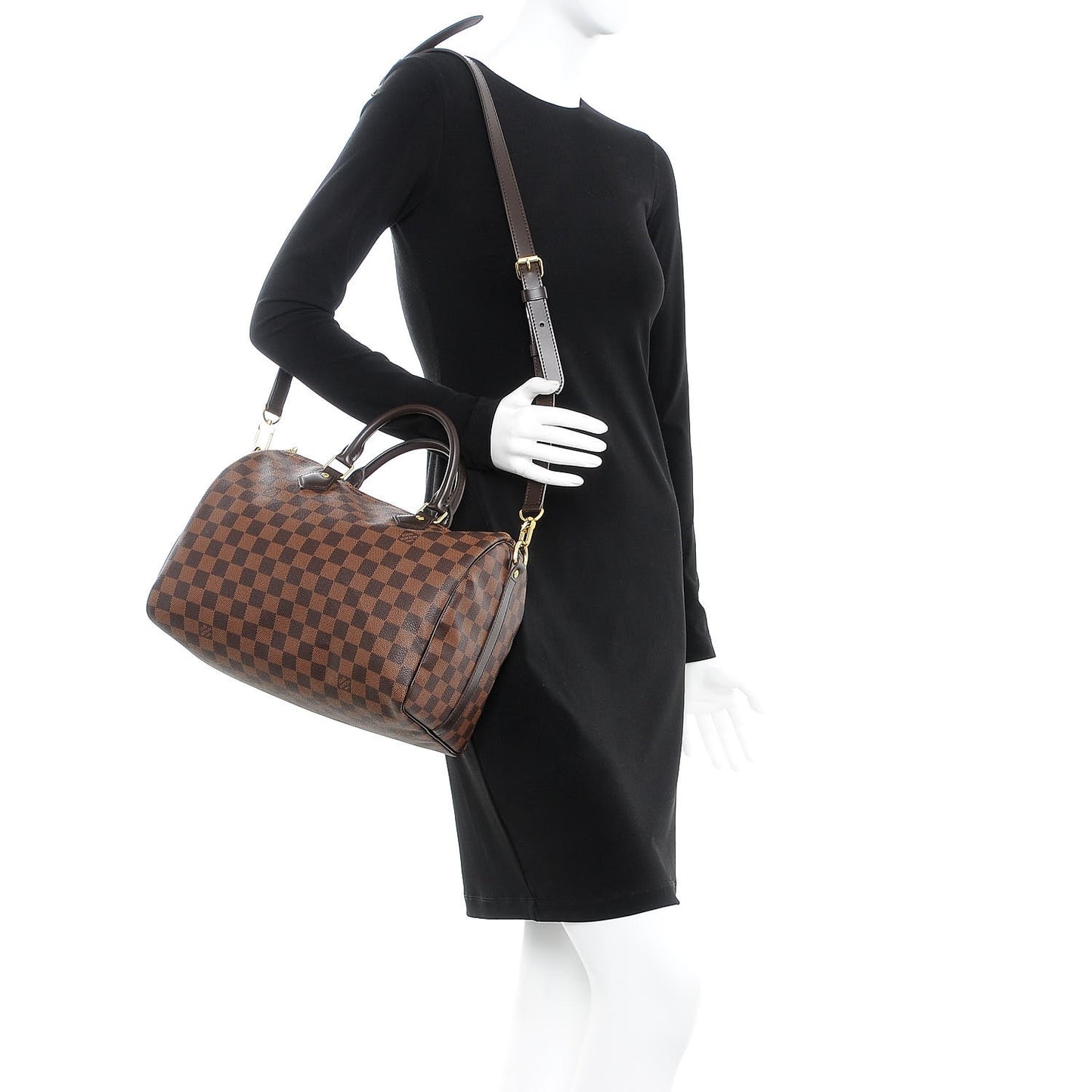 Damier Ebene Speedy Bandouliere 30