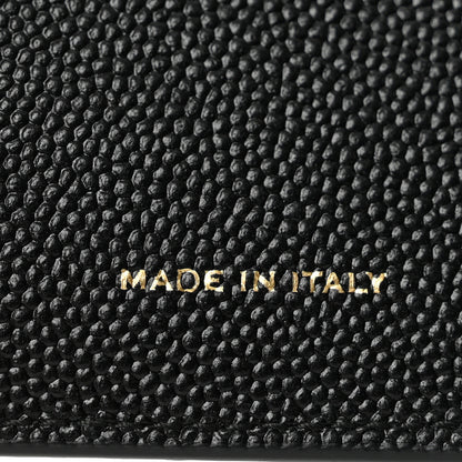 Saint Laurent Grain De Poudre Monogram Bi-Fold Wallet Black 7 of 13