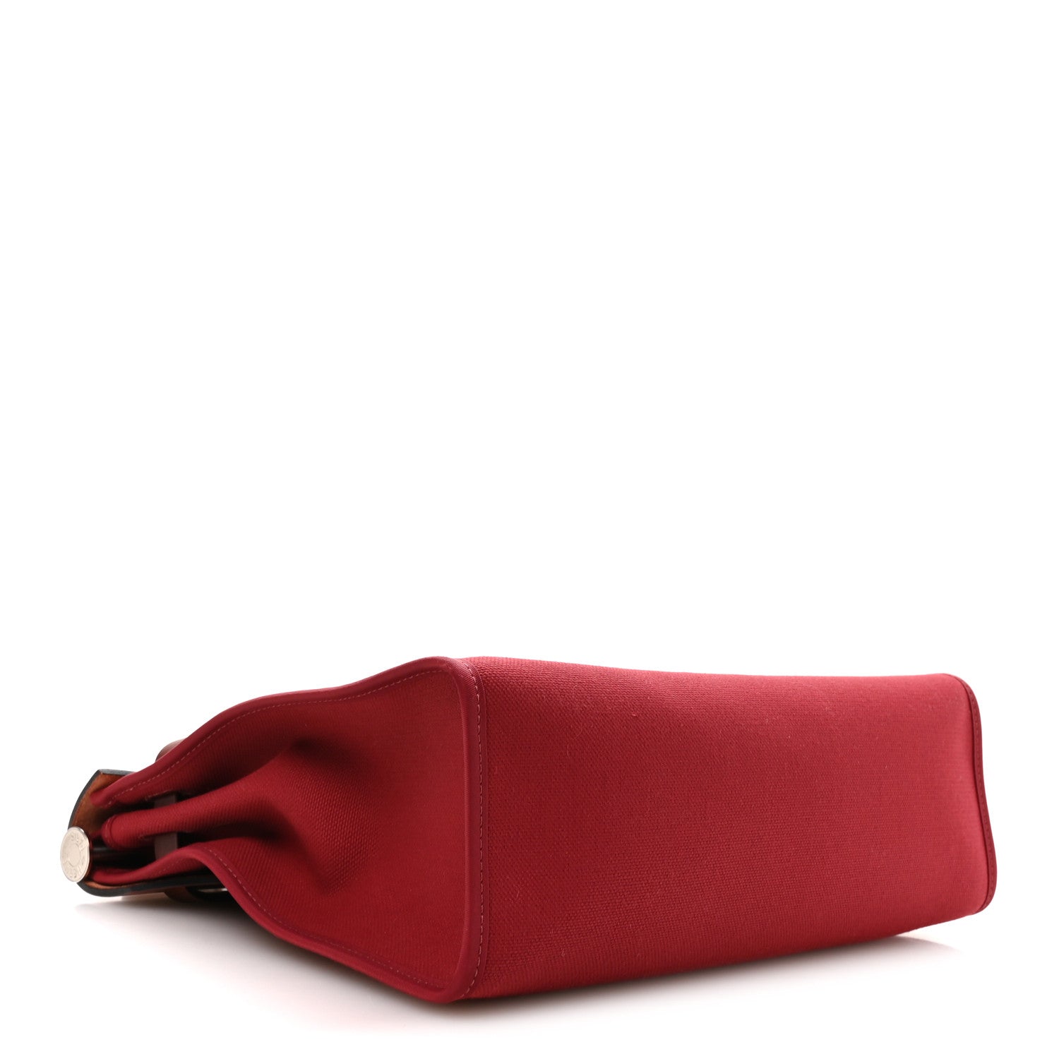 Hermes Vache Hunter Toile Herbag Zip 31 PM Rouge H 5 of 12