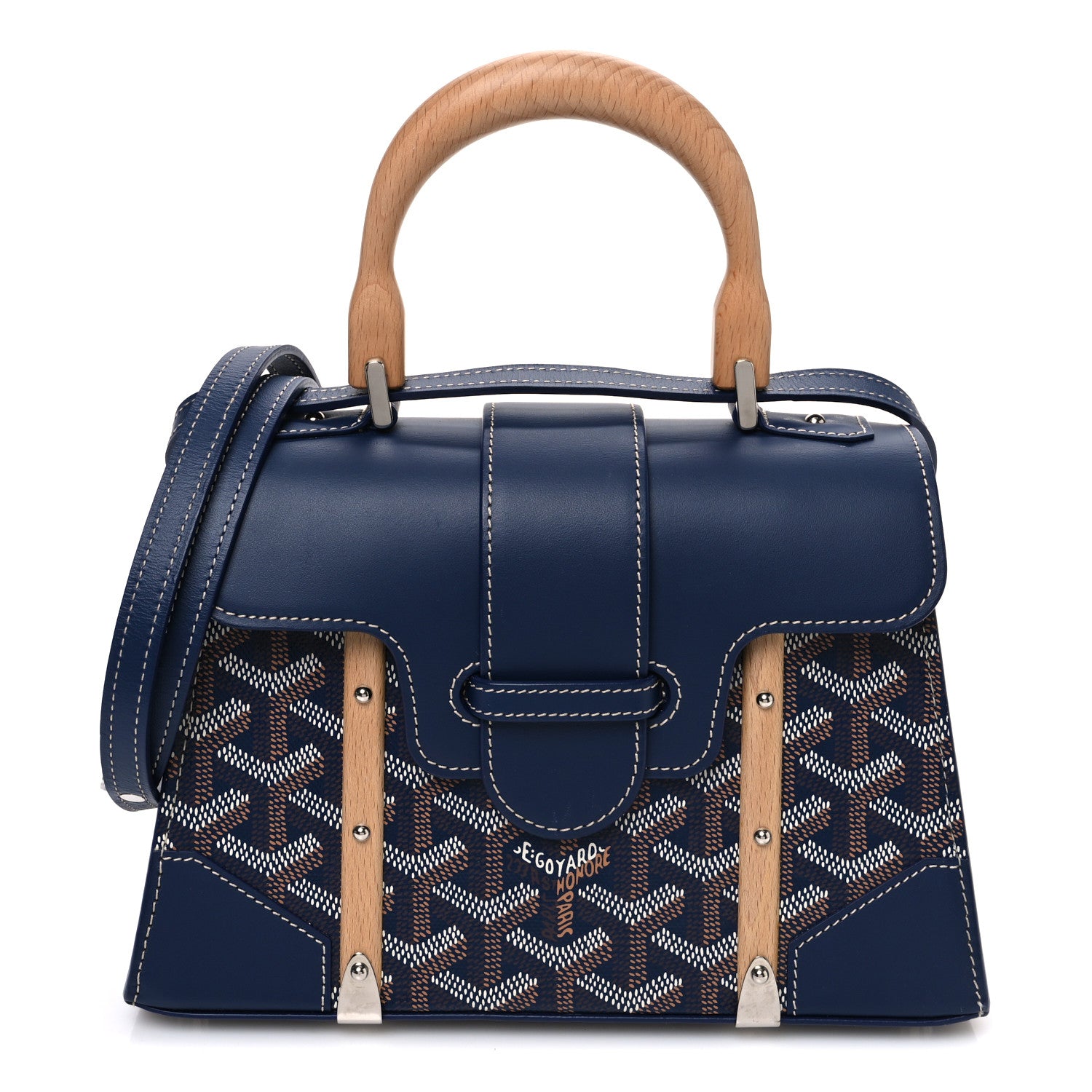 Goyard Goyardine Structure Mini Saigon Navy 1 of 12