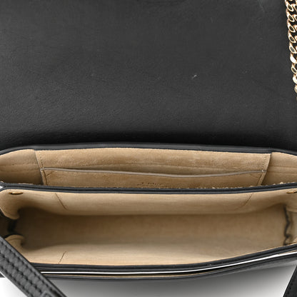 Chloe Suede Calfskin Small Faye Shoulder Bag Black 4 of 10