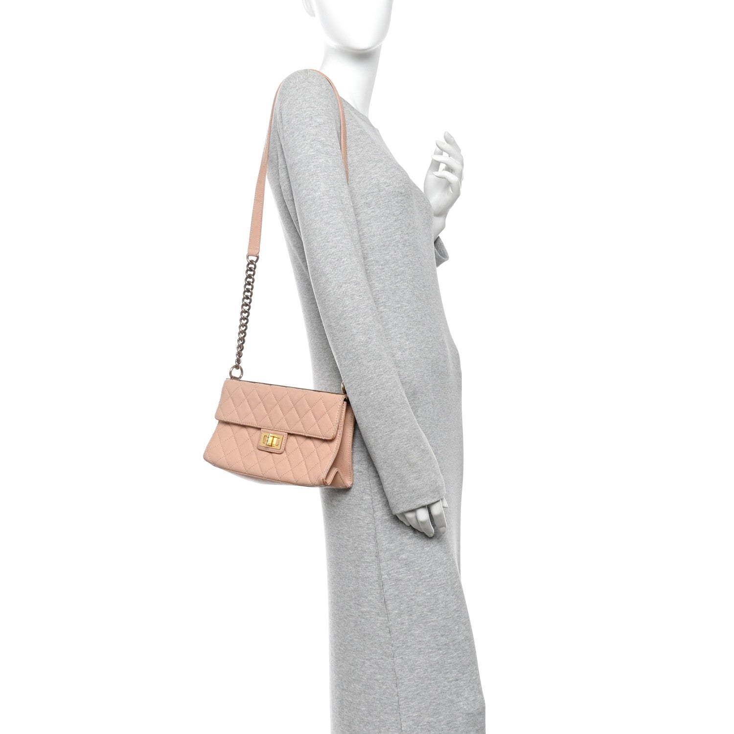 Chanel Goatskin Quilted Rita Flap Beige 2 of 16