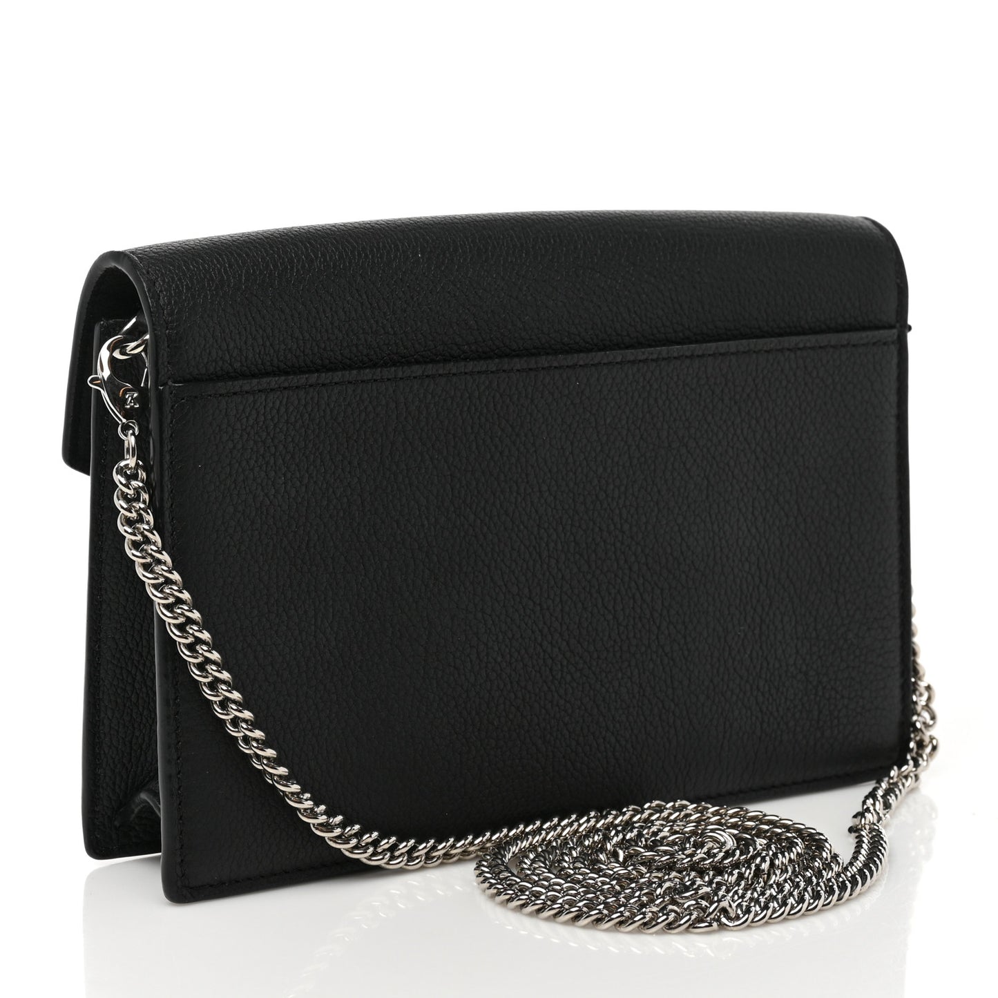 Soft Calfskin My Lockme Chain Pochette Black