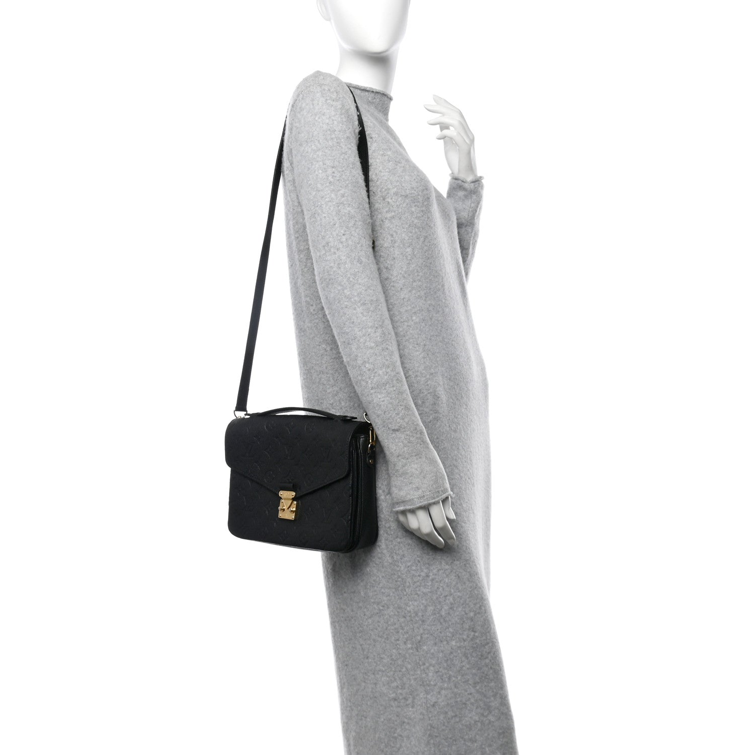 Louis Vuitton Empreinte Pochette Metis Black 2 of 11