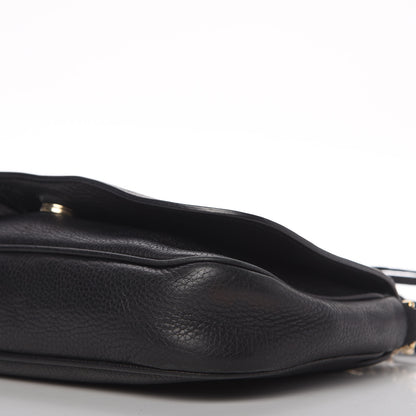 Gucci Pebbled Calfskin Medium Soho Flap Crossbody Black 7 of 11