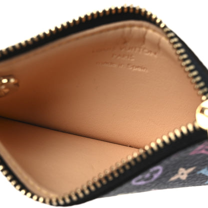 Louis Vuitton Monogram Multicolor Key Pouch Black 5 of 6