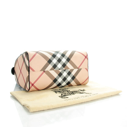 Burberry Supernova Check Small Chester Bowling Bag Black 4 of 8