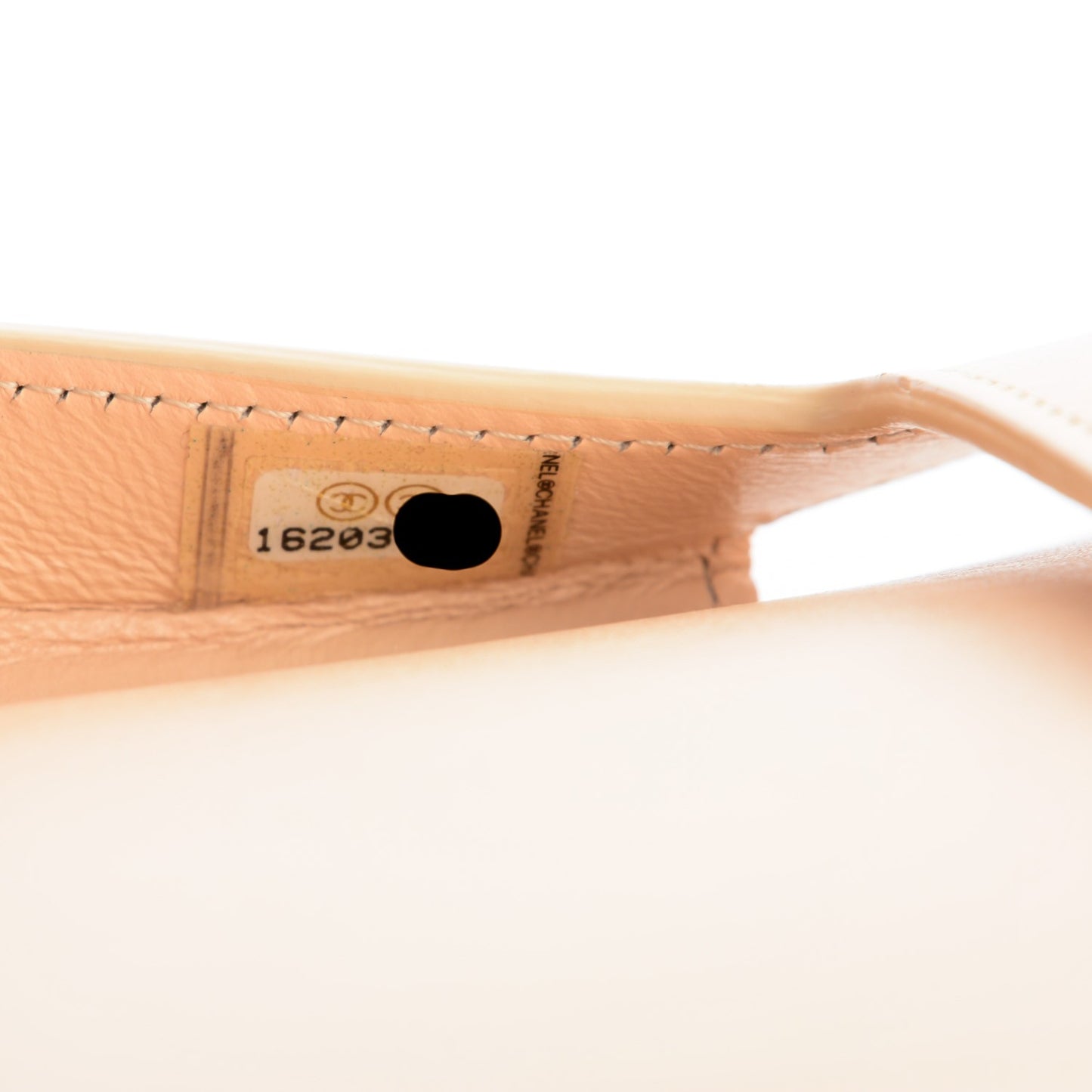Caviar Quilted iPad Case Light Beige