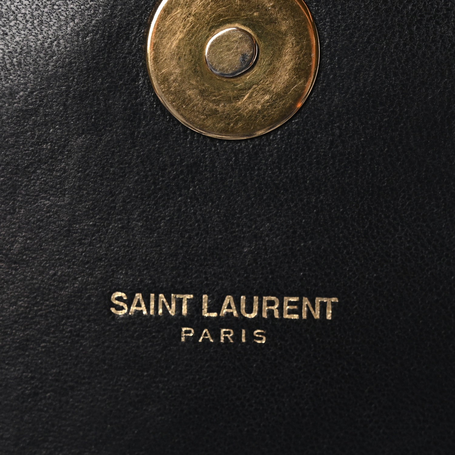 Saint Laurent Calfskin Matelasse Chevron Medium Monogram Satchel Black 6 of 10