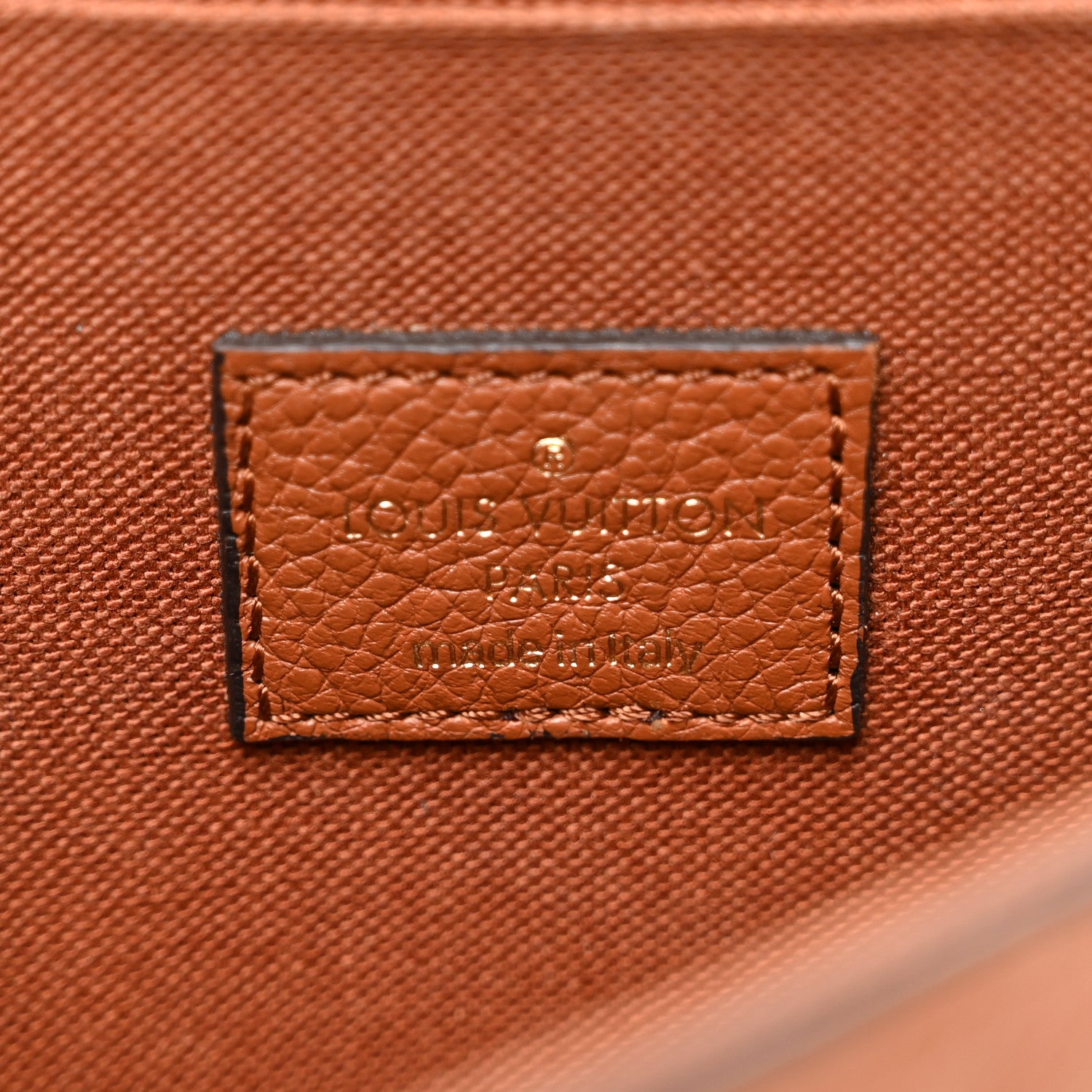Louis Vuitton Empreinte Pochette Felicie Chain Wallet Cognac 7 of 11