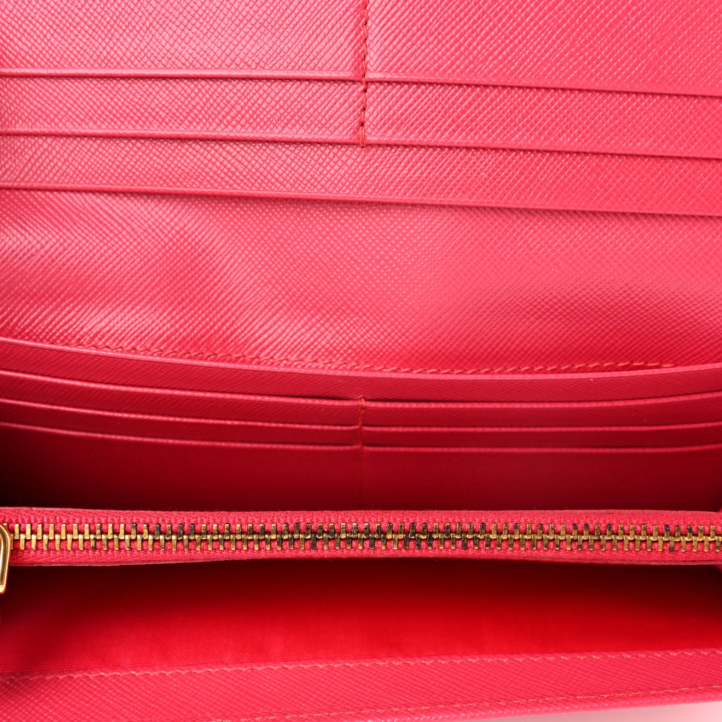 Saffiano Metal Continental Flap Wallet Peonia