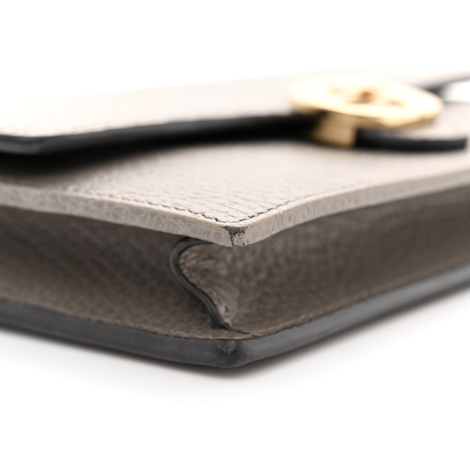 Gucci Dollar Calfskin Interlocking G Chain Wallet Loess 9 of 11