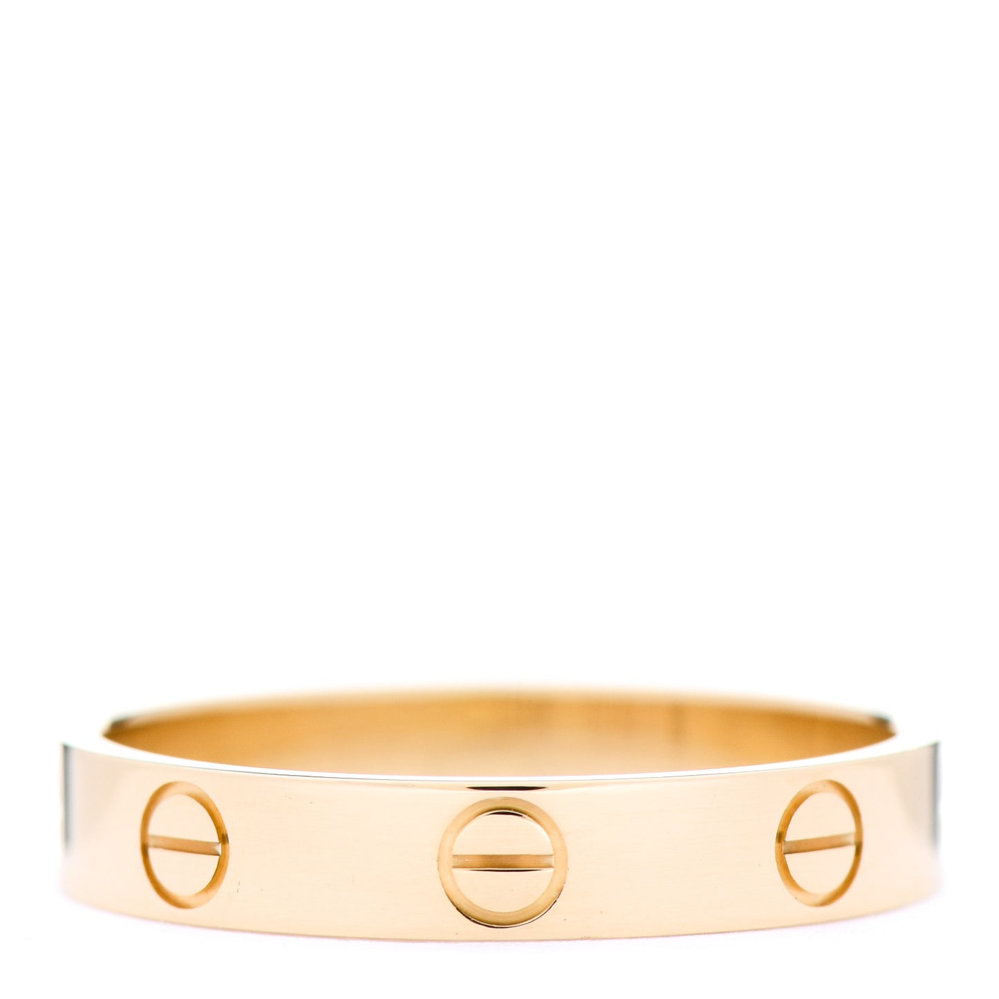 18K Yellow Gold 3.5mm LOVE Wedding Band Ring 57 8