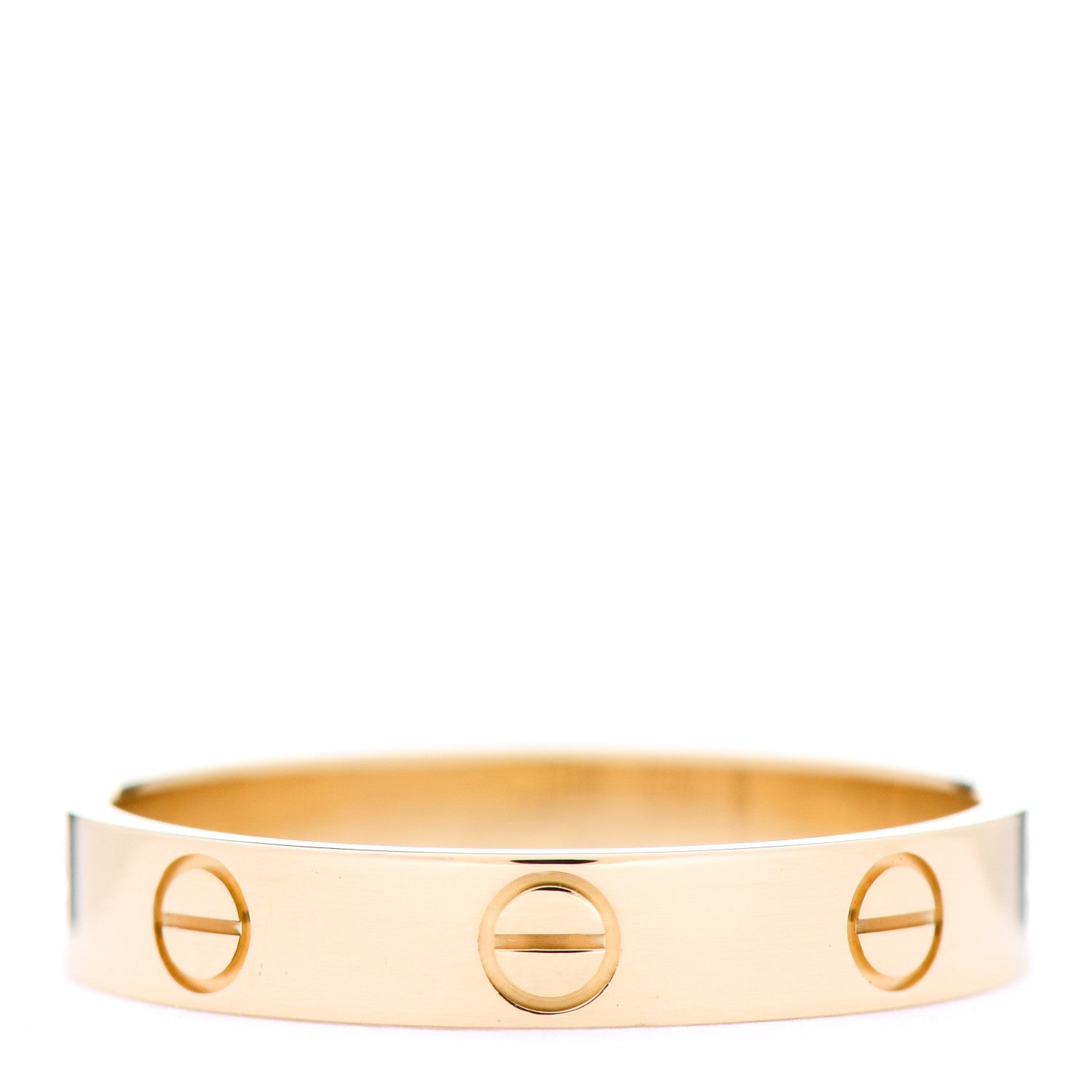 Cartier 18K Yellow Gold 3.5mm LOVE Wedding Band Ring 57 8 3 of 5