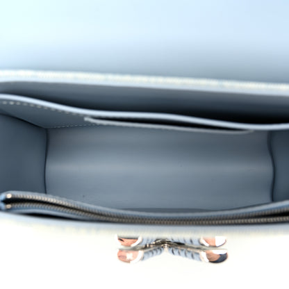 Louis Vuitton Denim Twist Shoulder Bag MM Blue Denim 5 of 9