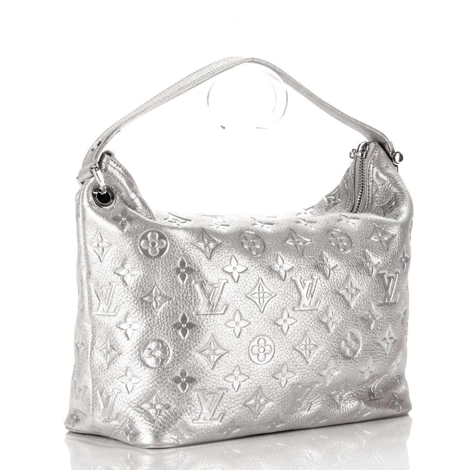 Louis Vuitton Monogram Shimmer Halo Silver 3 of 7