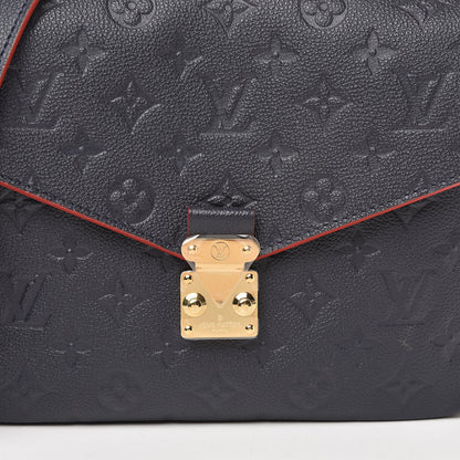 Louis Vuitton Empreinte Pochette Metis Marine Rouge 9 of 11