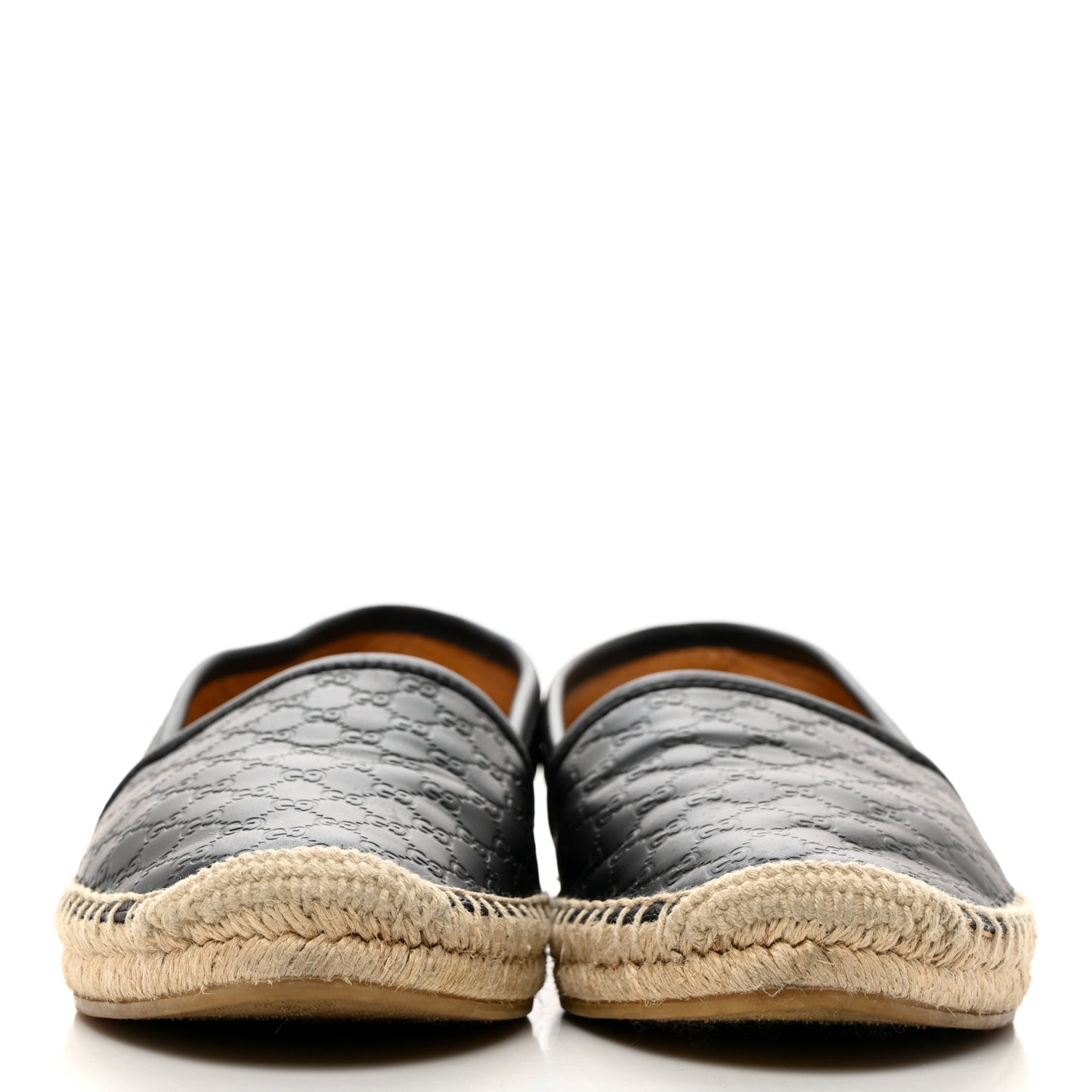 Microguccissima Signature Espadrilles 36 Black