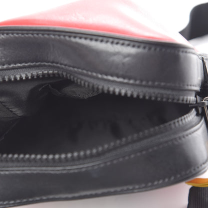 Givenchy Calfskin MC3 Crossbody Bag Black Red White 5 of 9