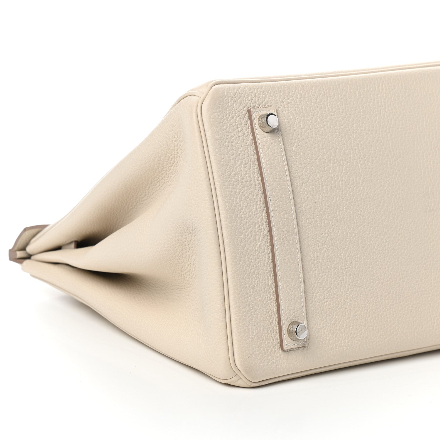 Hermes Taurillon Clemence Birkin 35 Craie 9 of 11