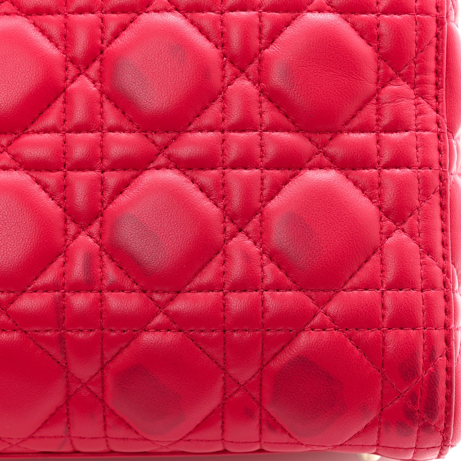 Christian Dior Lambskin Cannage Large Lady Dior Pink 14 of 15