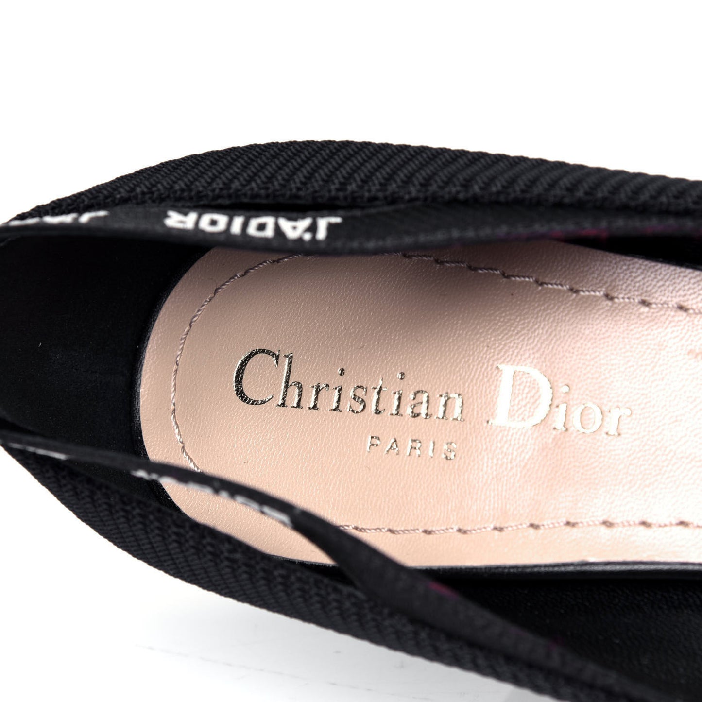 Fabric J'Adior Ribbon Pumps 40.5 Black