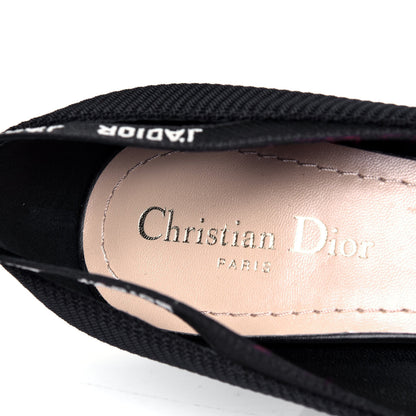 Christian Dior Fabric J'Adior Ribbon Pumps 40.5 Black 6 of 6