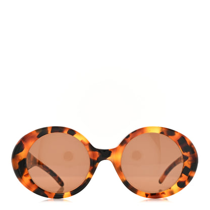 Gucci Acetate Round Sunglasses GG2410S Havana 2 of 6